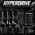 Hyperdrive Elite Grip Socks Black (S) 3 Pack Bundle